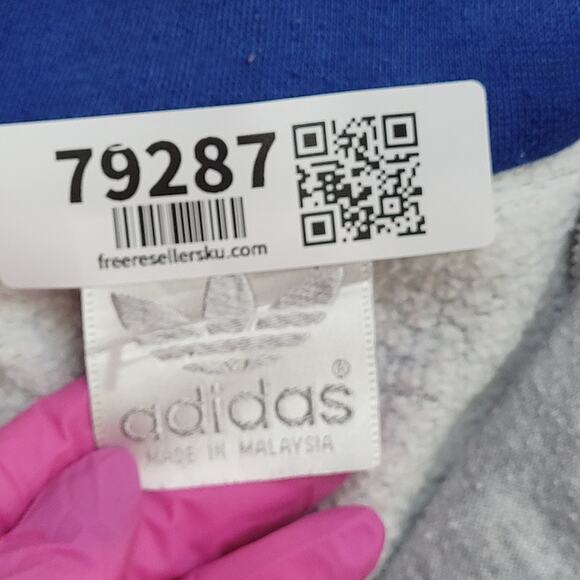 Vintage ADIDAS Cropped Track Jacket Womens M/L 20x22 Boxy - Picture 7 of 14